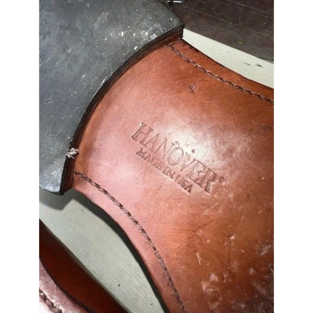 HANOVER (U.S.A.), Brown SHELL CORDOVAN Blucher (Derby), Circa 1980 Mn’s Sz 11E/C